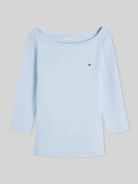 Bluzka z rękawem o dł. w kroju regular fit z czystej bawełny Tommy Hilfiger