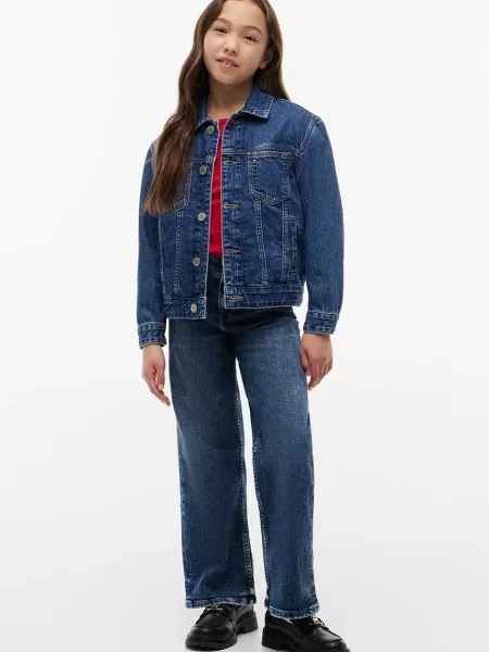 Tommy Hilfiger дънково яке за деца синьо
