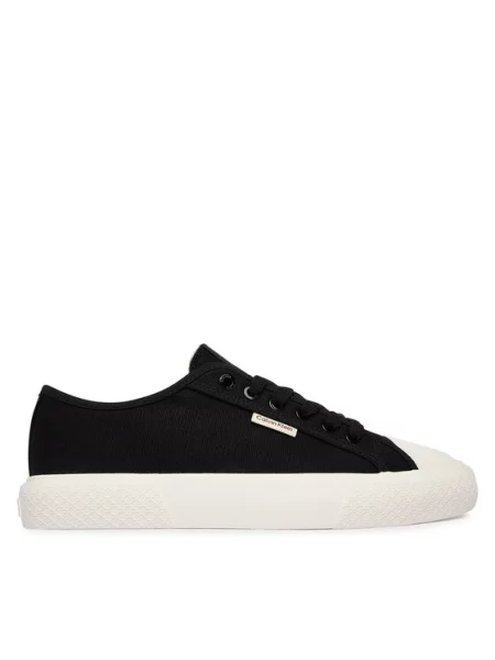 Plátenky Calvin Klein Vulc Low Lace Up Canvas čierna