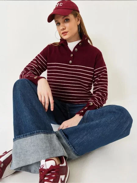 Bianco Lucci Pulover Pullover mešane barve
