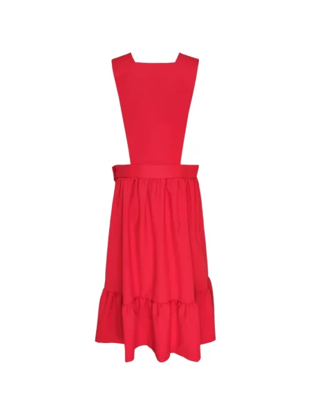 Dětské midi šaty Comme Des Garçons Girl červené