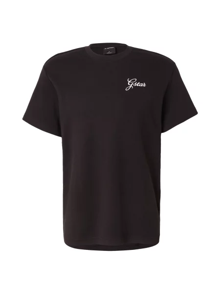 G-STAR Tricou negru alb