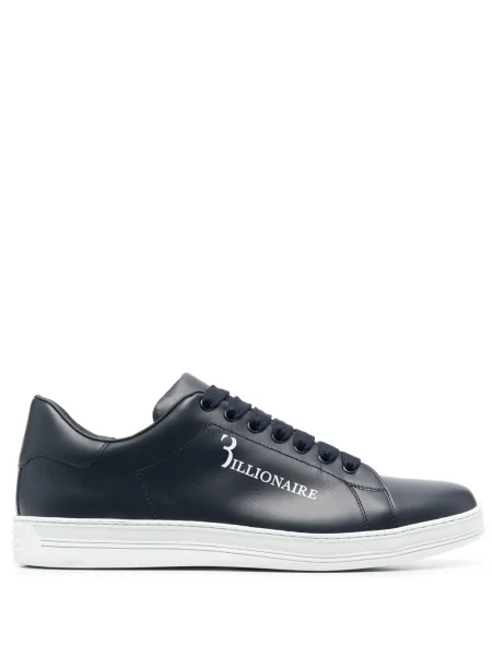 Sneakerși Billionaire din piele albastru