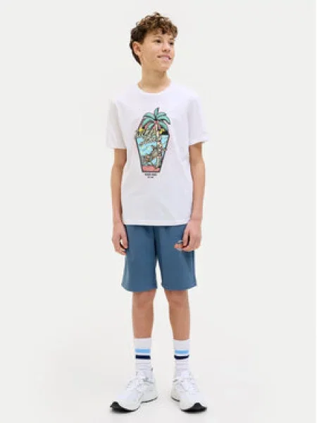 Sportovní kraťasy Jack & Jones Junior modré