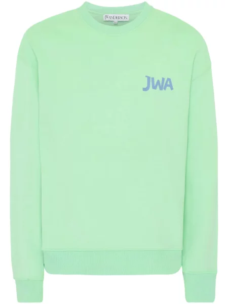 Hanorac Jw Anderson cu imagine verde