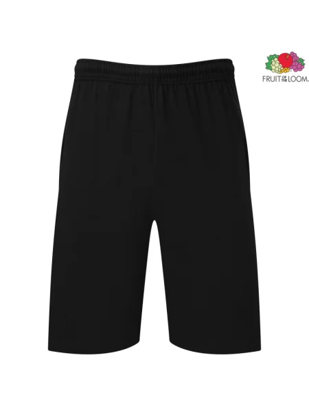 Pantaloni scurți Fruit Of The Loom din jerseu negru