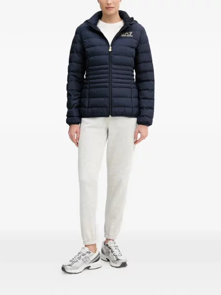Kapucnis dzseki Ea7 Emporio Armani kék