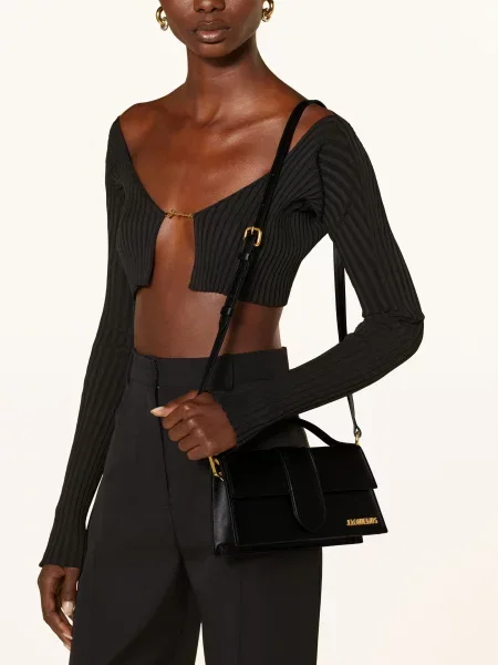 Jacquemus Kabelka Le Grand Bambino černá