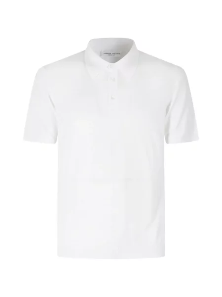 Scurt tricou polo Roberto Collina alb