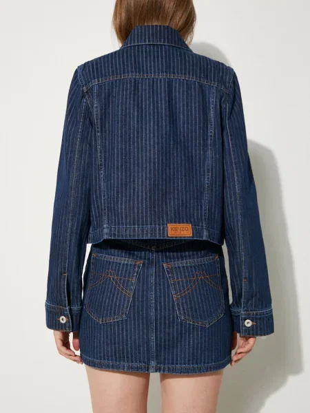 Джинсова куртка Kenzo Trucker Jacket Stripped перехідна