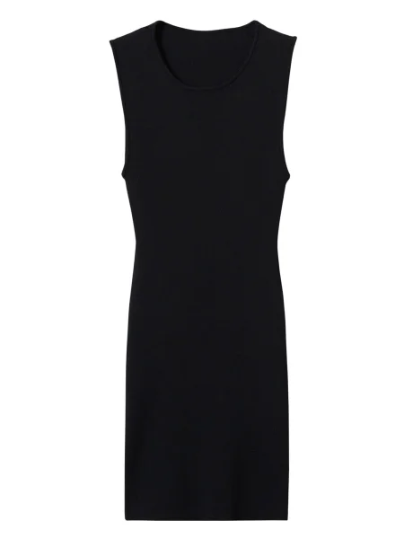 MANGO Rochie tricotat negru