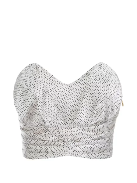 Top Elisabetta Franchi cu buline cu imagine