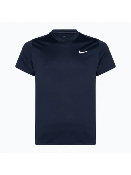 Мъжка тениска Nike Court Dri-FIT Victory обсидиан/обсидиан/бяло бяло