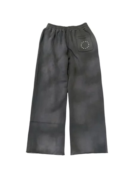 Pantaloni Thirteen Studios cu imagine alergare gri