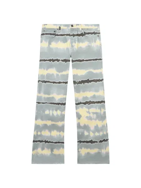 Blugi Off-white cu legături alb
