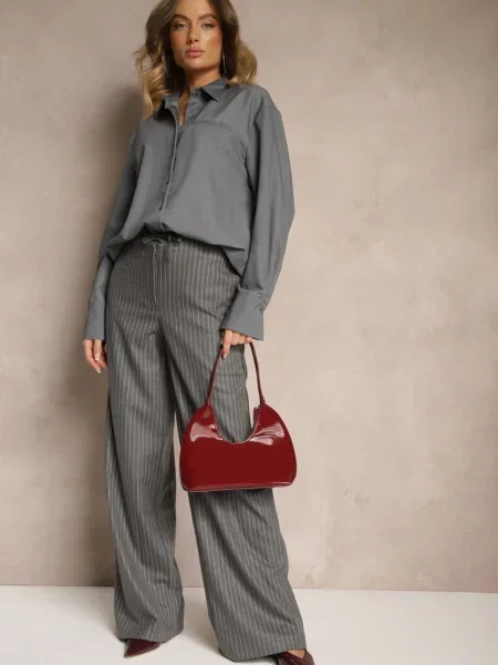 Pantaloni Seviara închis gri