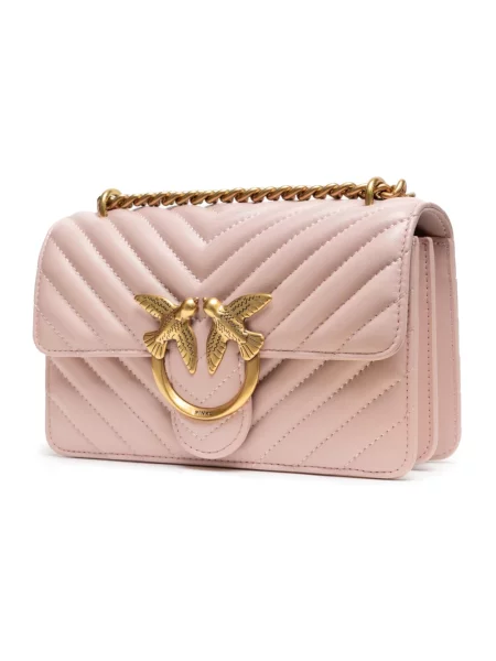 Mała mały torebka Pinko elegancka różowa