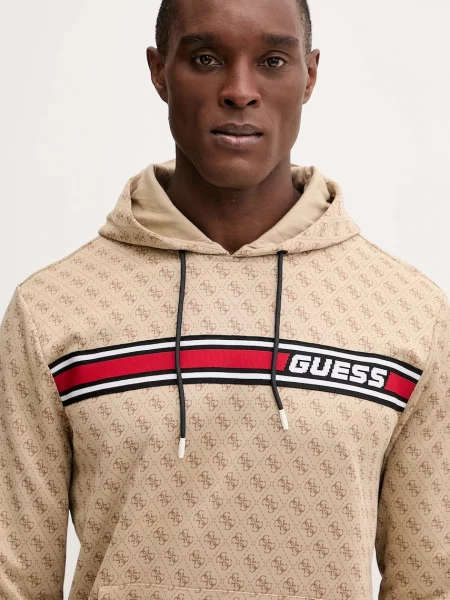 Свитер Guess с капюшоном бежевый