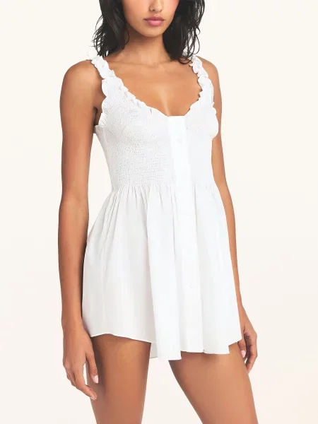 Skims Pohodlné Domáce Šaty Poplin Apparel snow