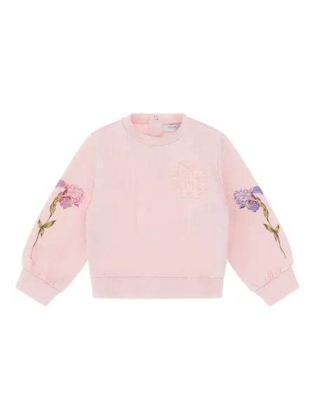 Bluza dziecięca Roberto Cavalli różowa