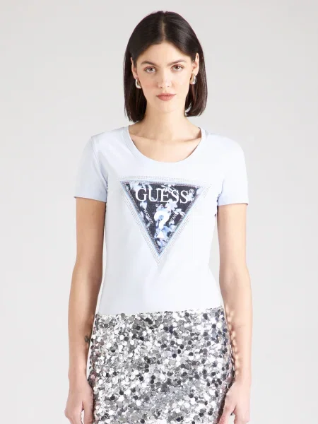 Guess Majica Regular Fit modra