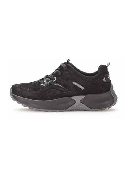 Sneakersy Gabor zamszowe czarne