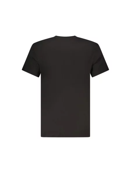 T-shirt o kroju slim fit z czystej bawełny Tommy Hilfiger czarna