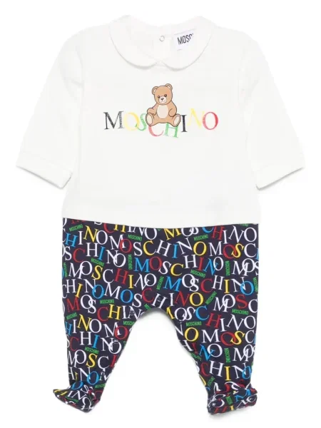 Piżama dziecięca Moschino biała