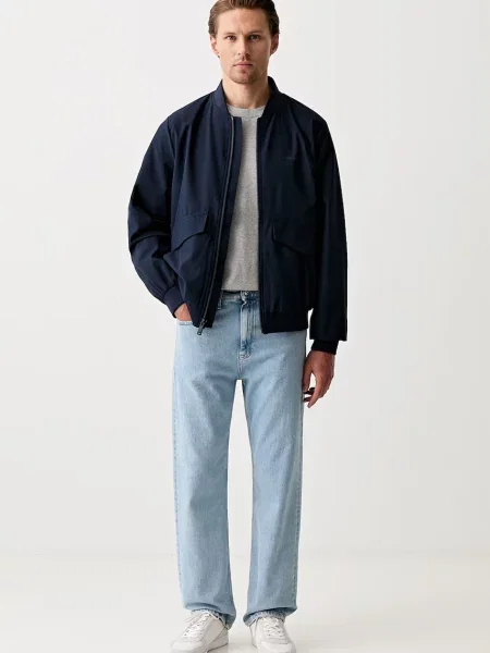 Calvin Klein Prechodná bunda tmavomodrá