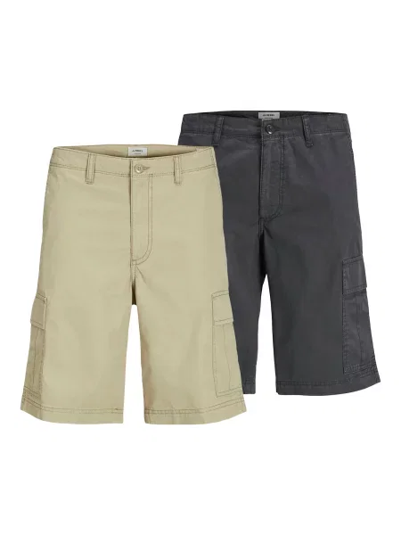 JJ Rebel Pantaloni cu JREBCARLOS taupe / metalic gri