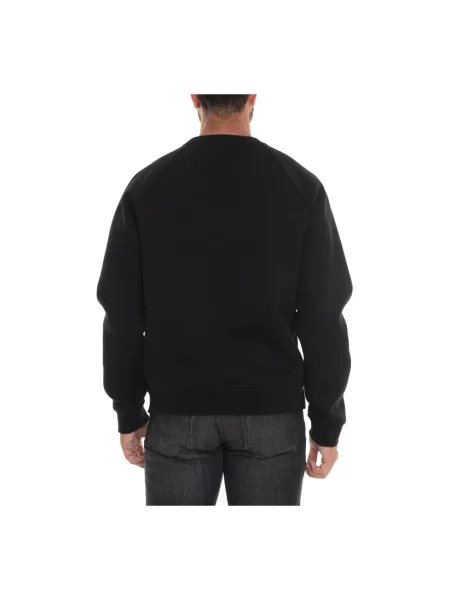 Bluza nierozpinana Kiton z logo czarna