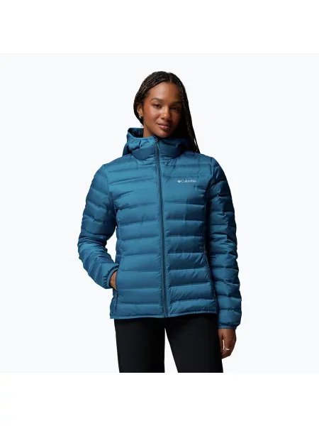 Geacă cu puf pentru femei Columbia Lake 22 II Down Hooded phoenix blue albastru