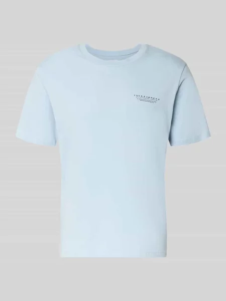 T-shirt z nadrukiem z logo i okrągłym dekoltem Jack & Jones