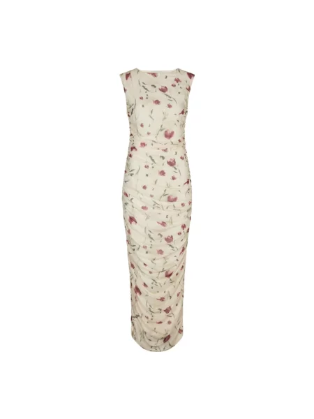 Sukienka Neo Noir z siateczką drapowana