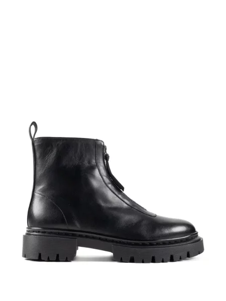 Cizme scurte Staud din piele negru