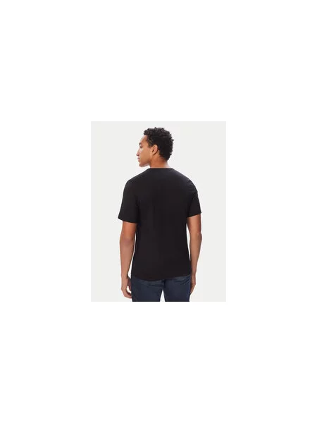 BOSS Majica Pisana Comfort Fit modra