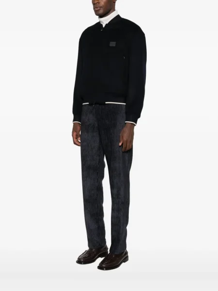 Geacă bomber Emporio Armani albastru