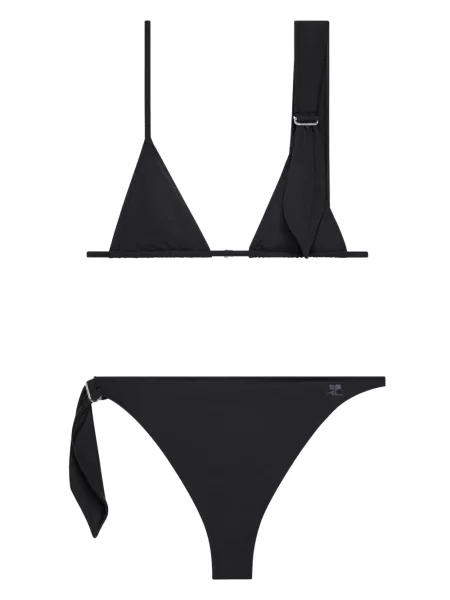 Bikini Courreges negru