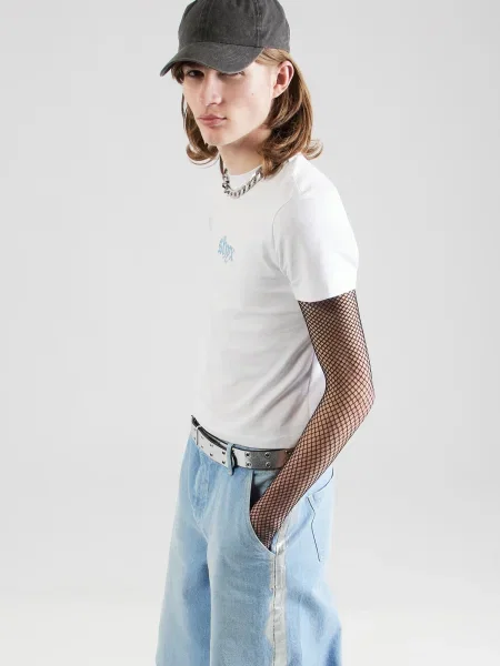 SHYX Tricou Sharli albastru deschis alb