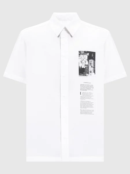 Сорочка Off-white з попліну біла
