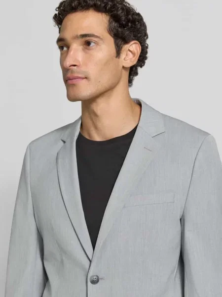 Marynarka o kroju slim fit z zapięciem na 2 Selected