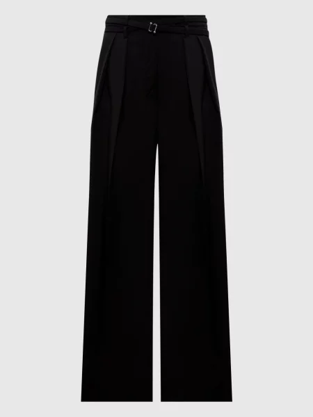 Штани BAUTTA з вовни Max Mara Sportmax чорні