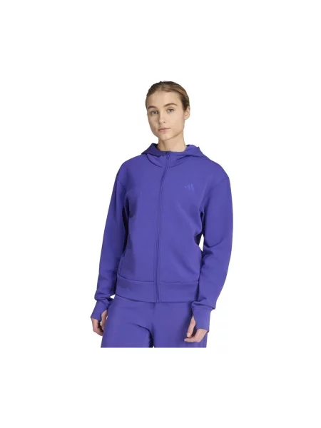 ADIDAS PERFORMANCE Športová mikina so Designed 4 Training modrofialová fialová