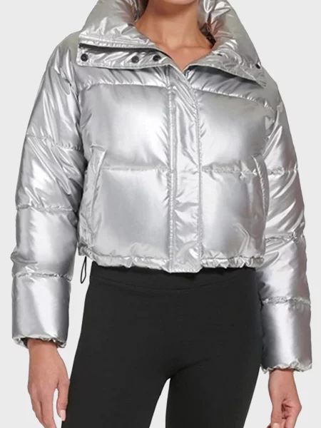 Куртка Dkny серебряная