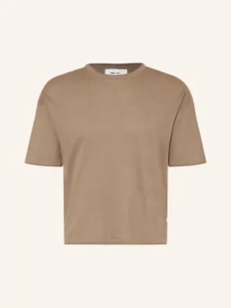 Pletené Tričko Ryan S Lnem khaki