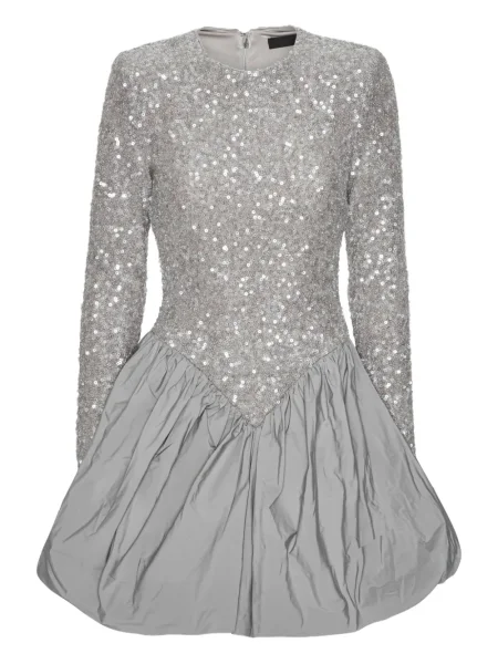 Rochie mini Rotate Birger Christensen cu paiete de costum gri