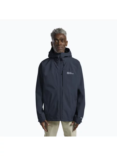Geacă de ploaie pentru bărbați Jack Wolfskin Tempest 2l midnight sky