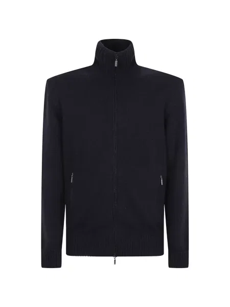 Cardigan Cruciani tricotate albastru
