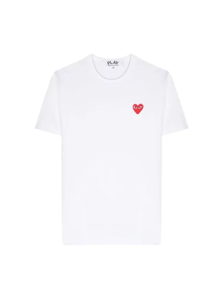 Koszulka polo Comme Des Garcons biała