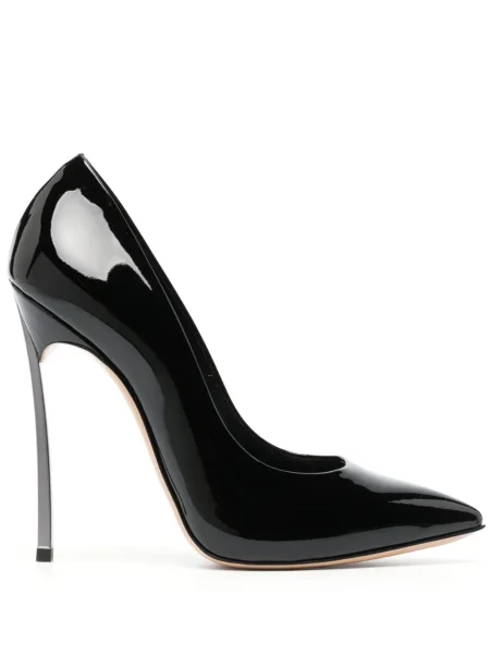 Pantofi cu toc Casadei din piele negru